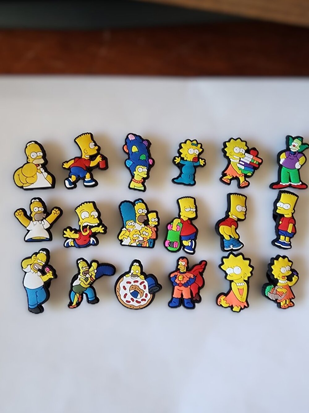 Croc Charms 1 Lot of (18) pcs - Simpsons